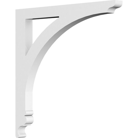 Ekena Millwork Legacy Architectural Grade PVC Bracket, 5/8"W X 8"D X 8"H BKTP01X08X08LE